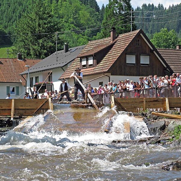Die Flößer im Schwarzwald