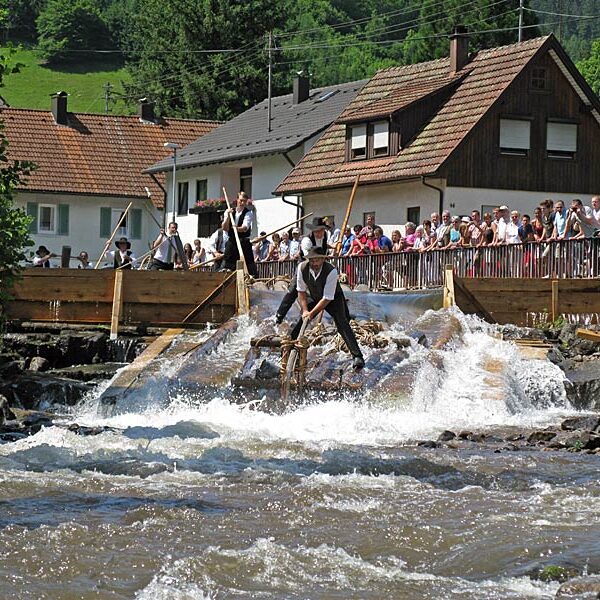 Die Flößer im Schwarzwald