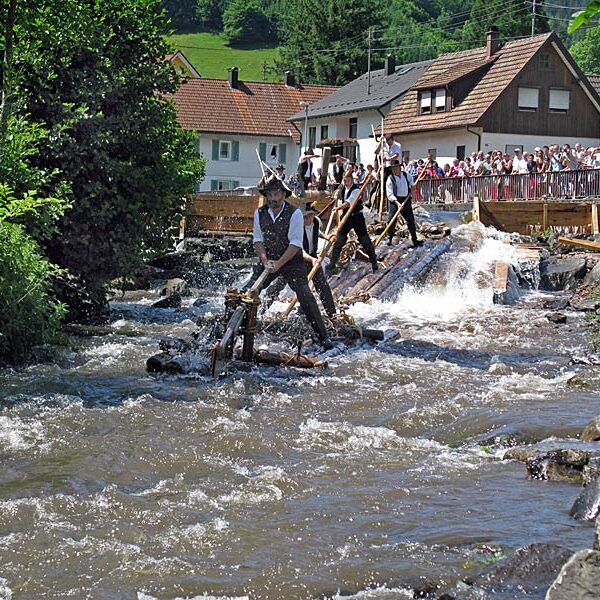 Die Flößer im Schwarzwald