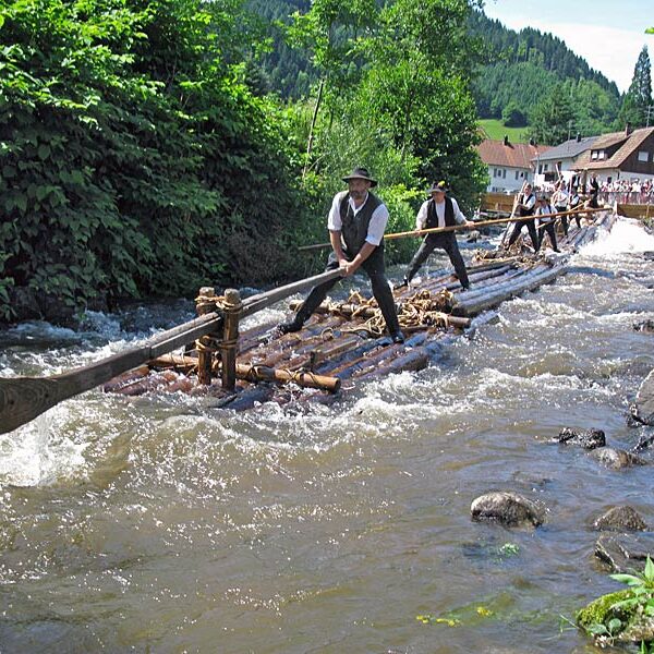 Die Flößer im Schwarzwald