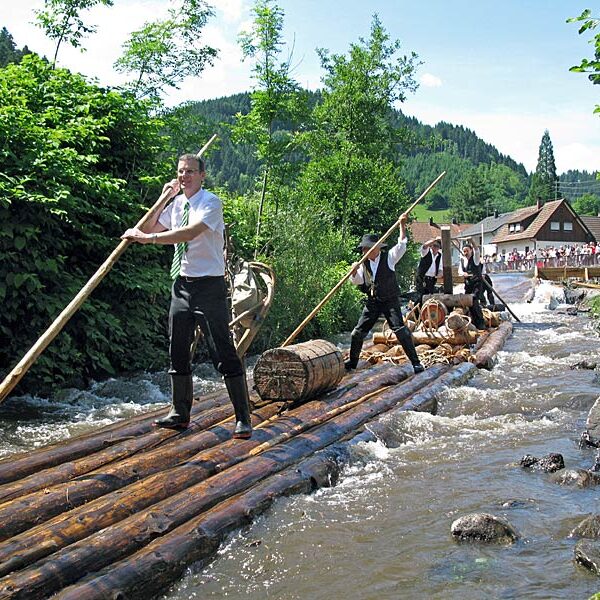 Die Flößer im Schwarzwald