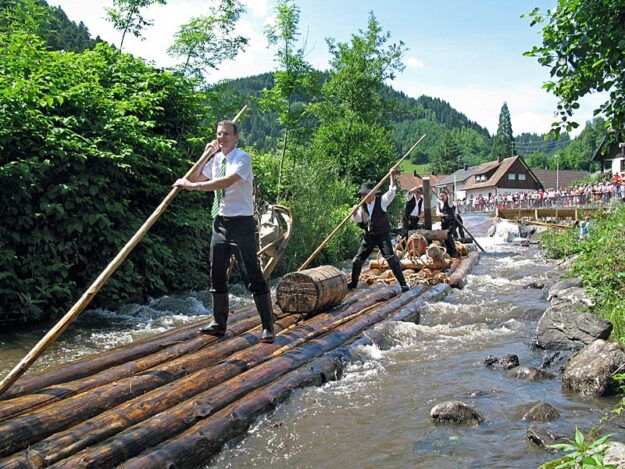 Die Flößer im Schwarzwald