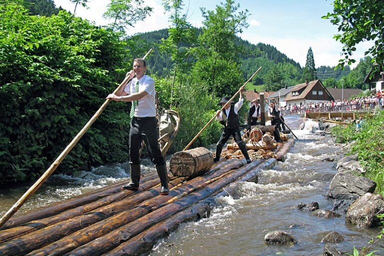 Die Flößer im Schwarzwald Die Flößer im Schwarzwald