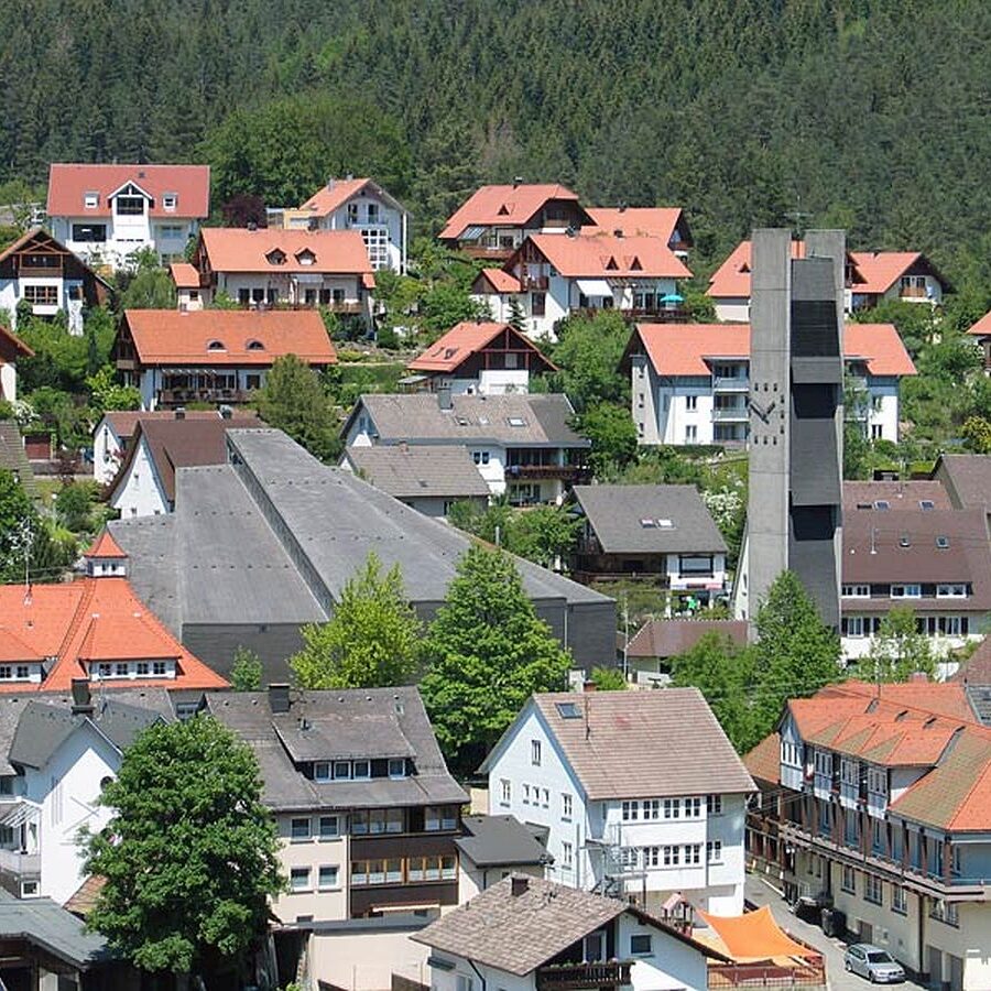 Katholische Kirche in Tennenbronn in Schwarzwald