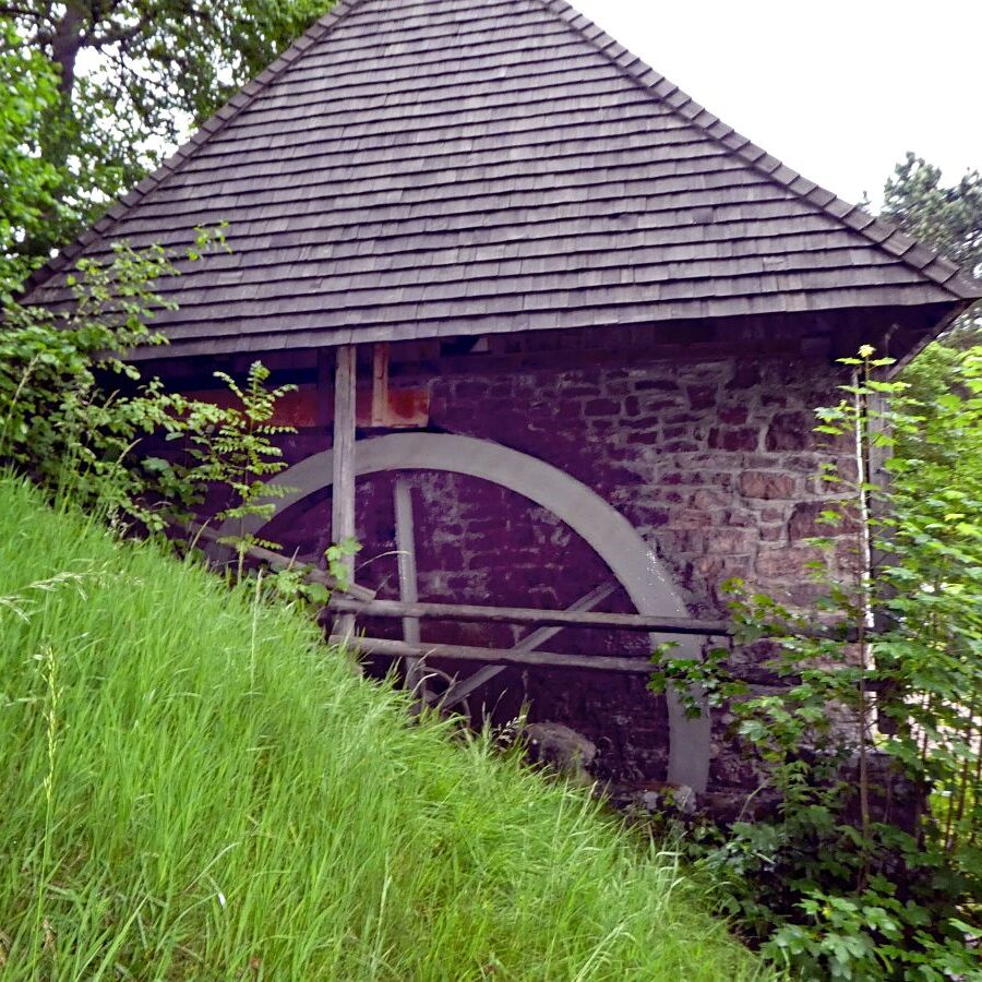 Wiesenbauernbauernmühle - Das Mühlrad