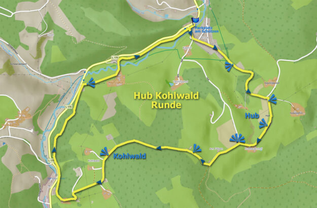 Karte Hub Kohlwald Runde Karte Hub Kohlwald Runde