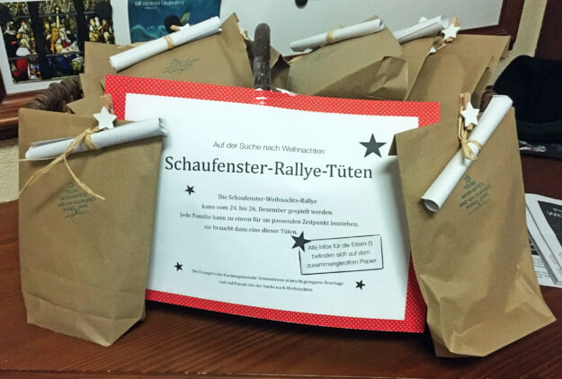 Schaufenster Ralley Evangelische Kirchengemeinde