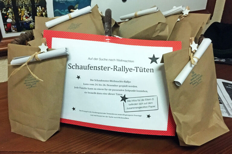 Schaufenster Ralley Evangelische Kirchengemeinde Schaufenster Ralley Evangelische Kirchengemeinde