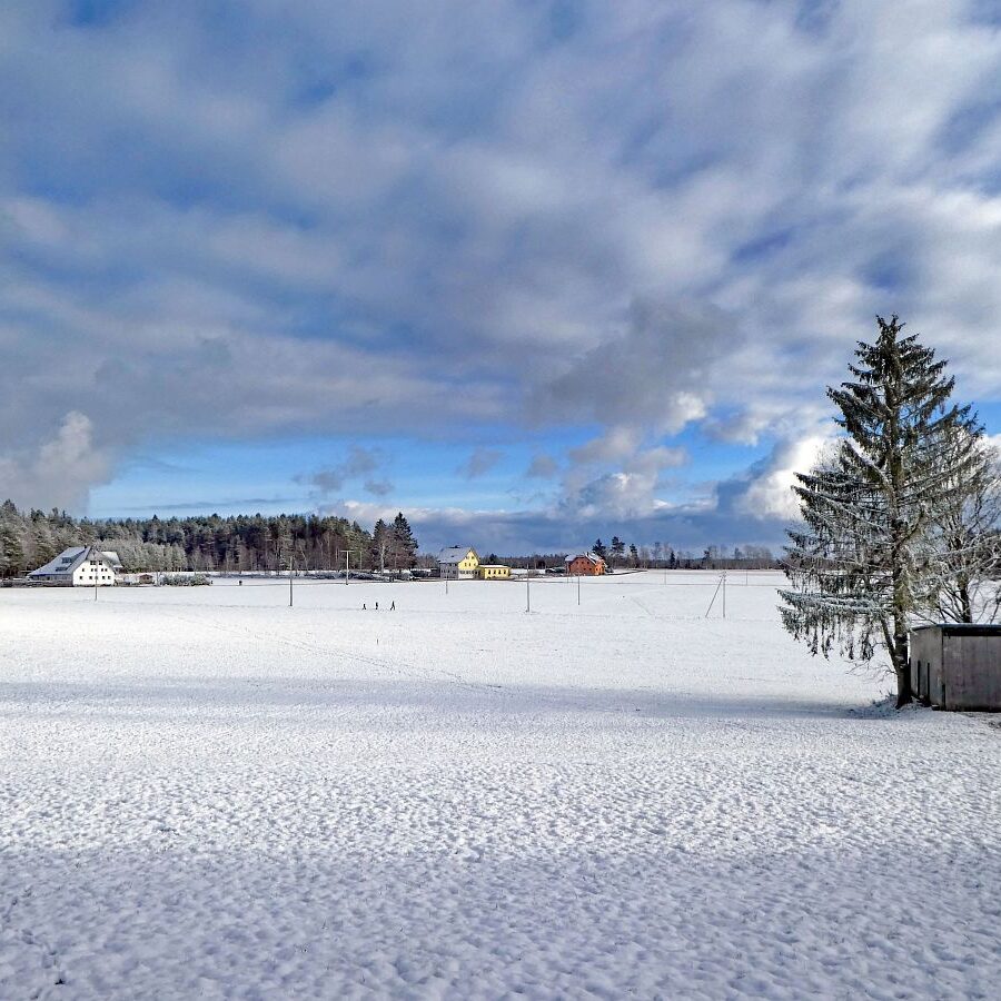 Tennenbronn Schnee Wolken Sonne 5