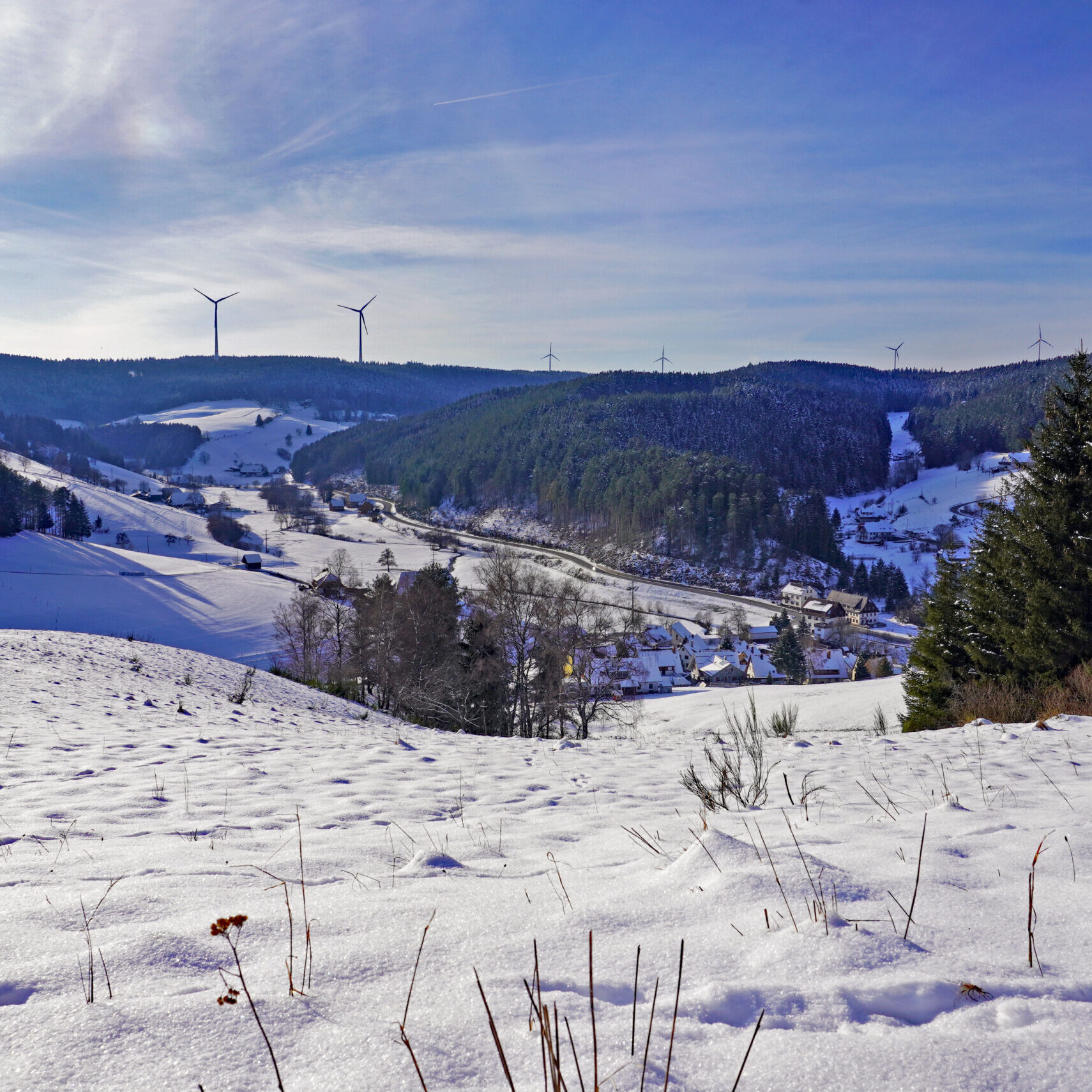 Mittelbergrunde Tennenbronn im Winter 17