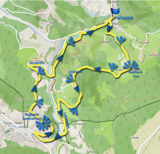 KarteGrenzwegLangenschiltach KarteGrenzwegLangenschiltach