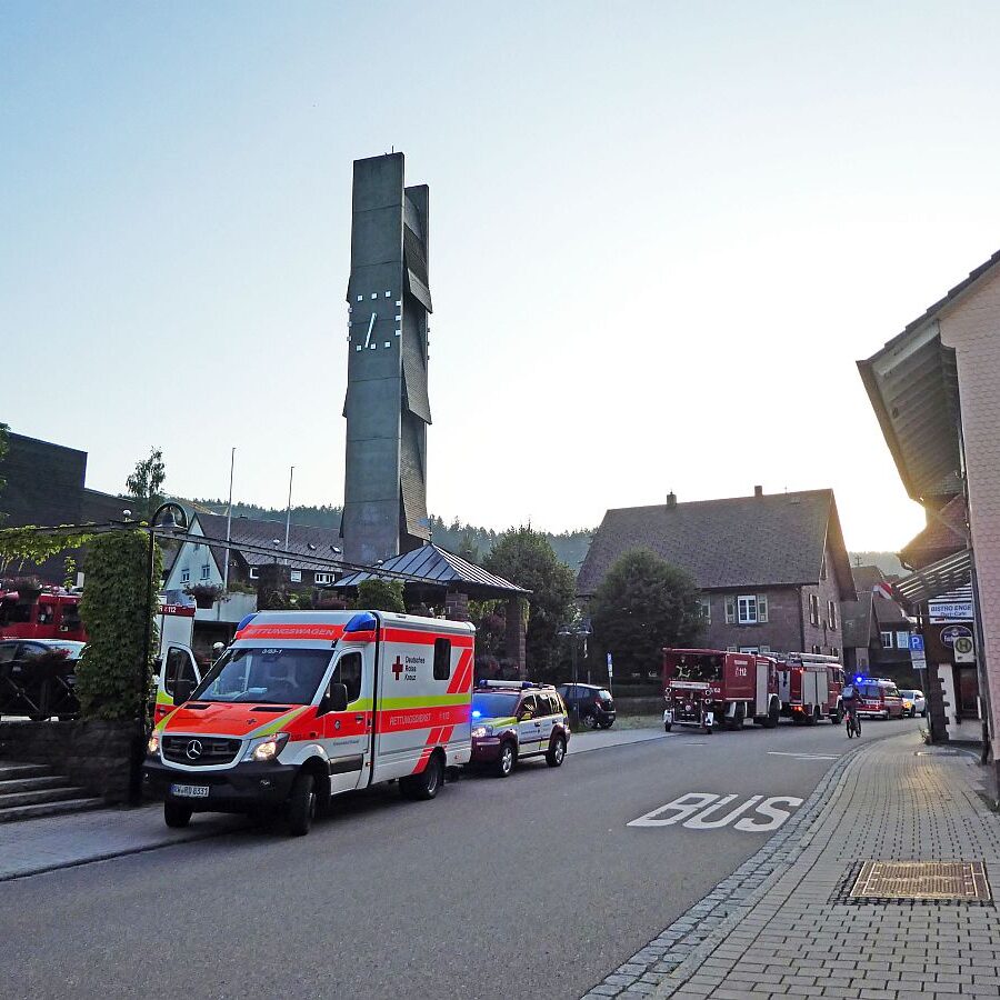 2021.07.19 Feuwehr Rauch im Glockenturm 5
