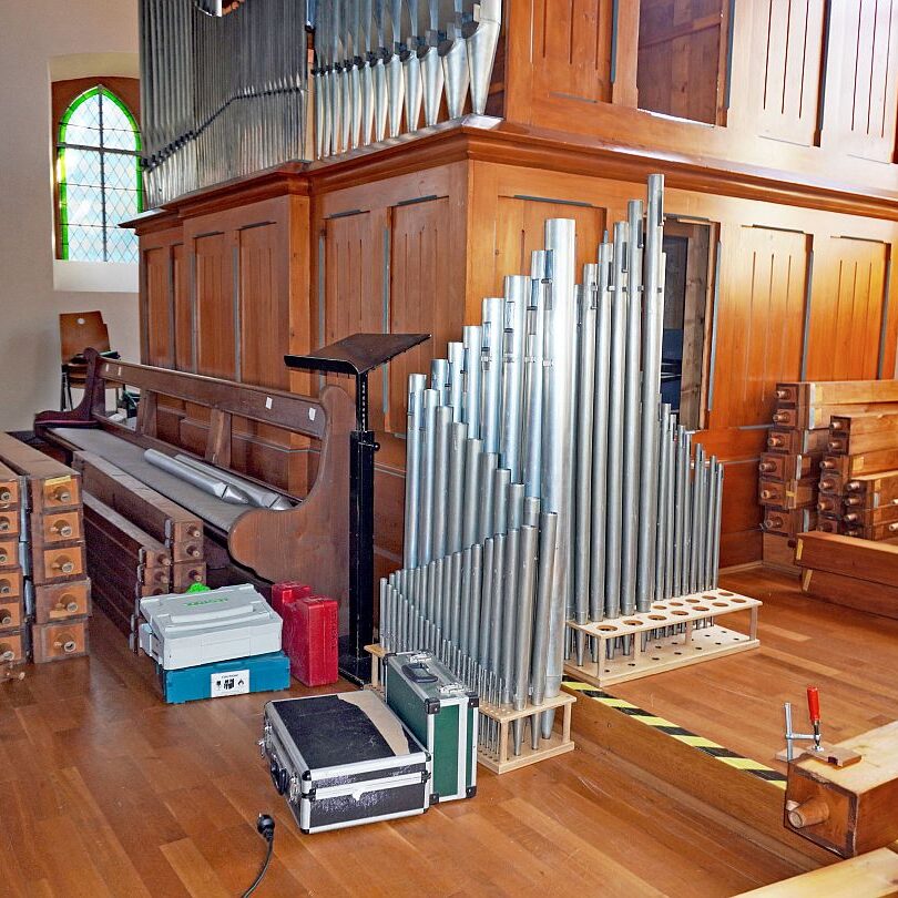 Orgelrenovierung Evangelische Kirche 1