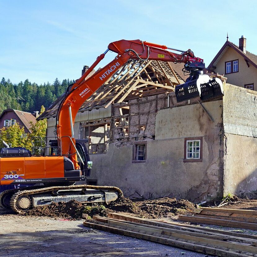 Abriss Krone Braeuhaus 4