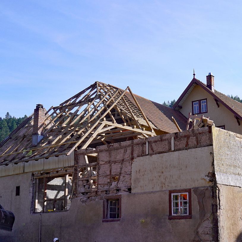 Abriss Krone Braeuhaus 5