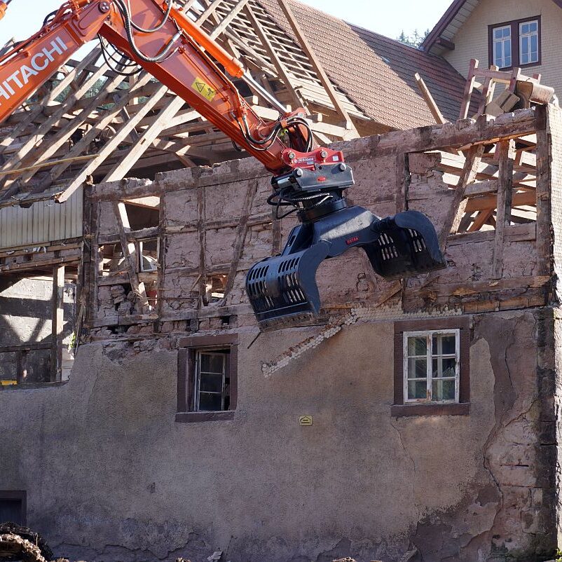 Abriss Krone Braeuhaus 6