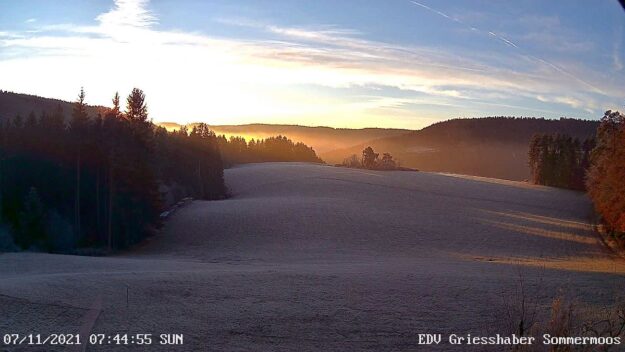 Sonnenaufgang sommermoos im Herbst 05