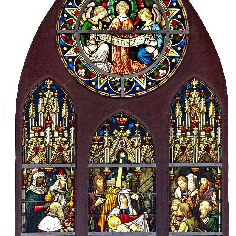 Krippe in der evangelischen Kirche 06