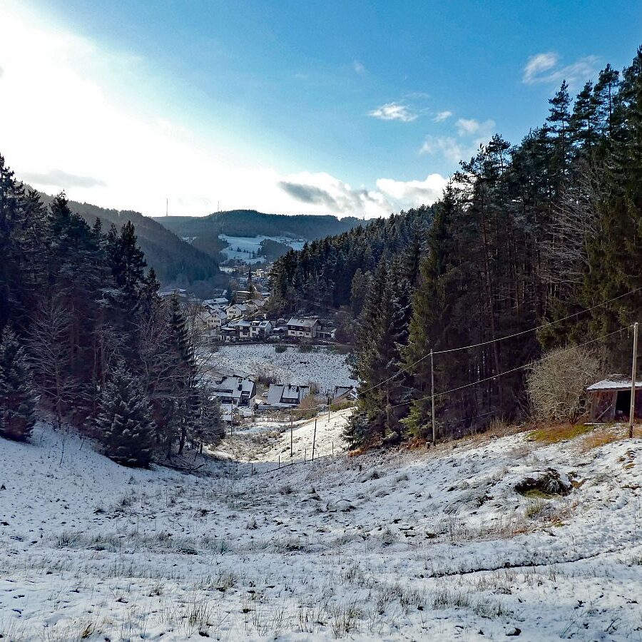 Schnee Todesspalt Feriendorf 03
