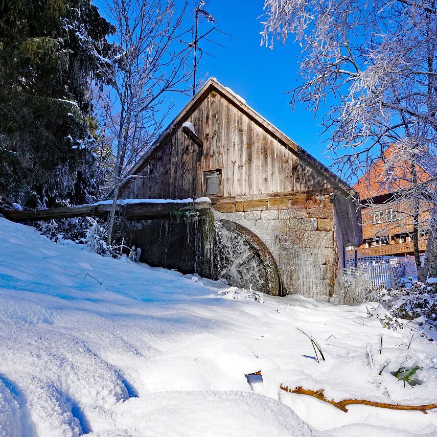 Winter im Gersbach in Tennenbronn 08