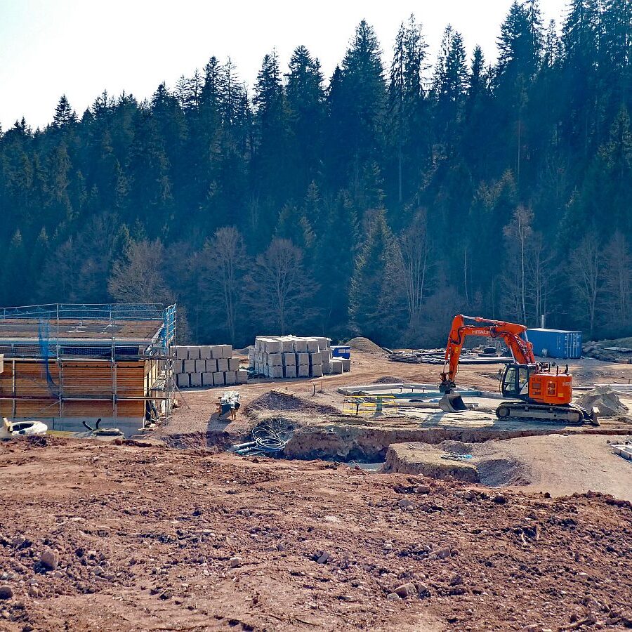 Bauarbeiten Freibad Tennenbronn 04