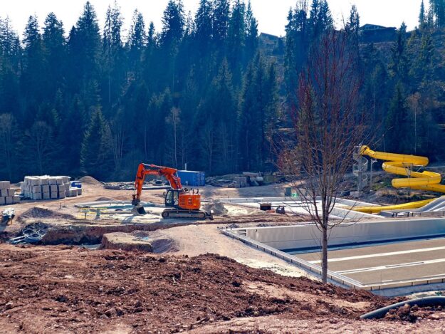 Bauarbeiten Freibad Tennenbronn 05