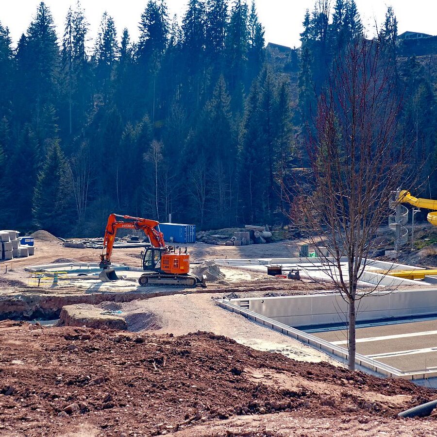 Bauarbeiten Freibad Tennenbronn 05