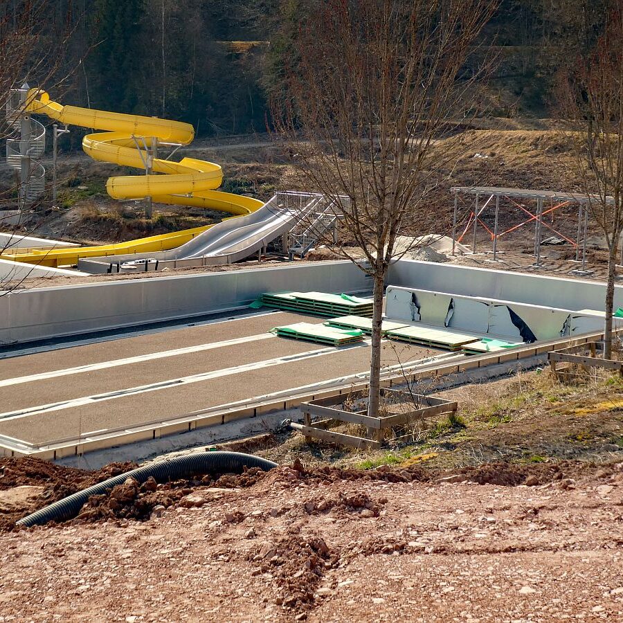 Bauarbeiten Freibad Tennenbronn 07