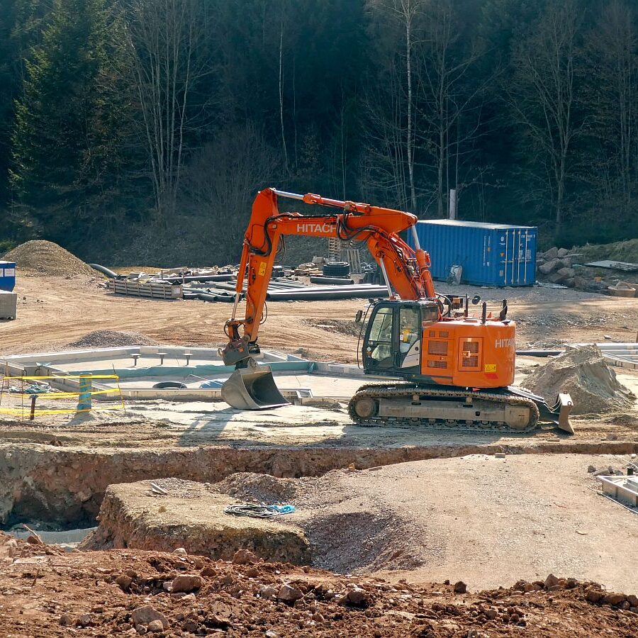 Bauarbeiten Freibad Tennenbronn 08
