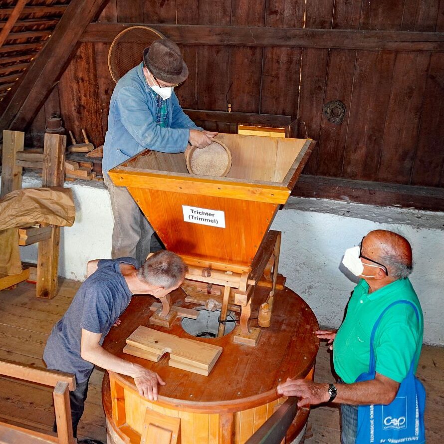 Schwarzwaldmuehle mit Bauer Anton Tennenbronn 16