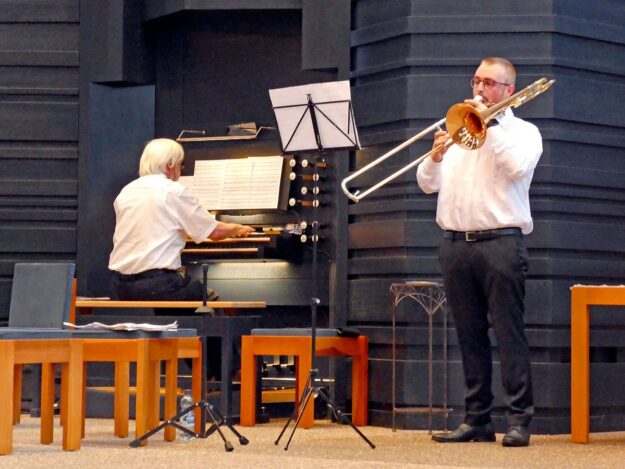 10 nach 10 Matinee Silvan Broghammer Posaune Wilm Geismann Orgel 3 10 nach 10 Matinee Silvan Broghammer Posaune Wilm Geismann Orgel 3