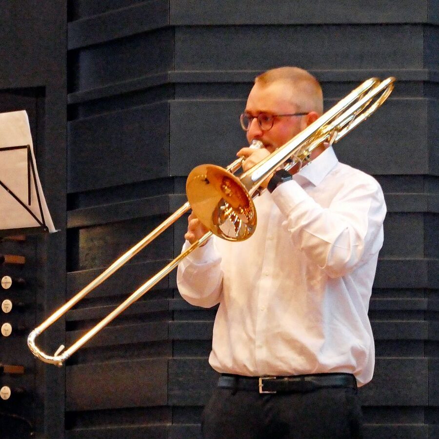 10 nach 10 Matinee Silvan Broghammer Posaune Wilm Geismann Orgel 5