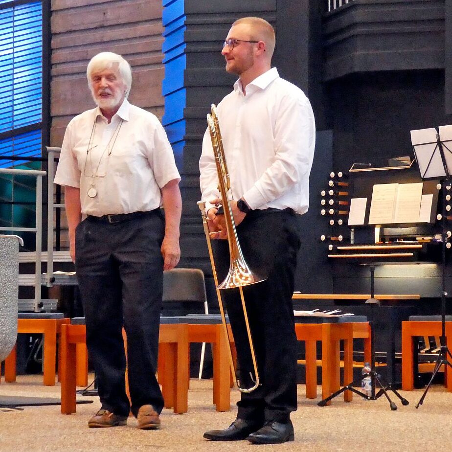 10 nach 10 Matinee Silvan Broghammer Posaune Wilm Geismann Orgel 7