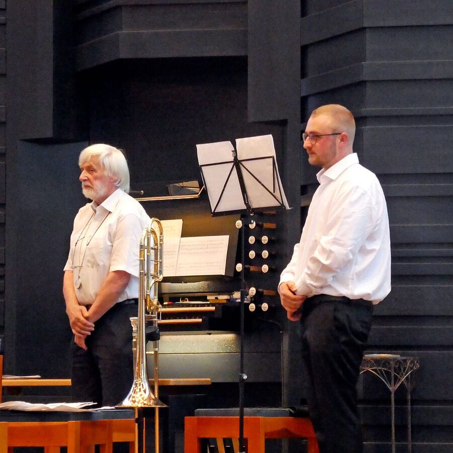 10 nach 10 Matinee Silvan Broghammer Posaune Wilm Geismann Orgel 8