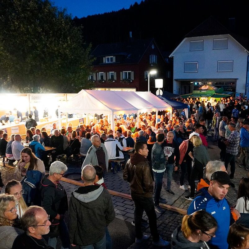 Dorffest Tennenbronn Party am Samstagabend 07 07