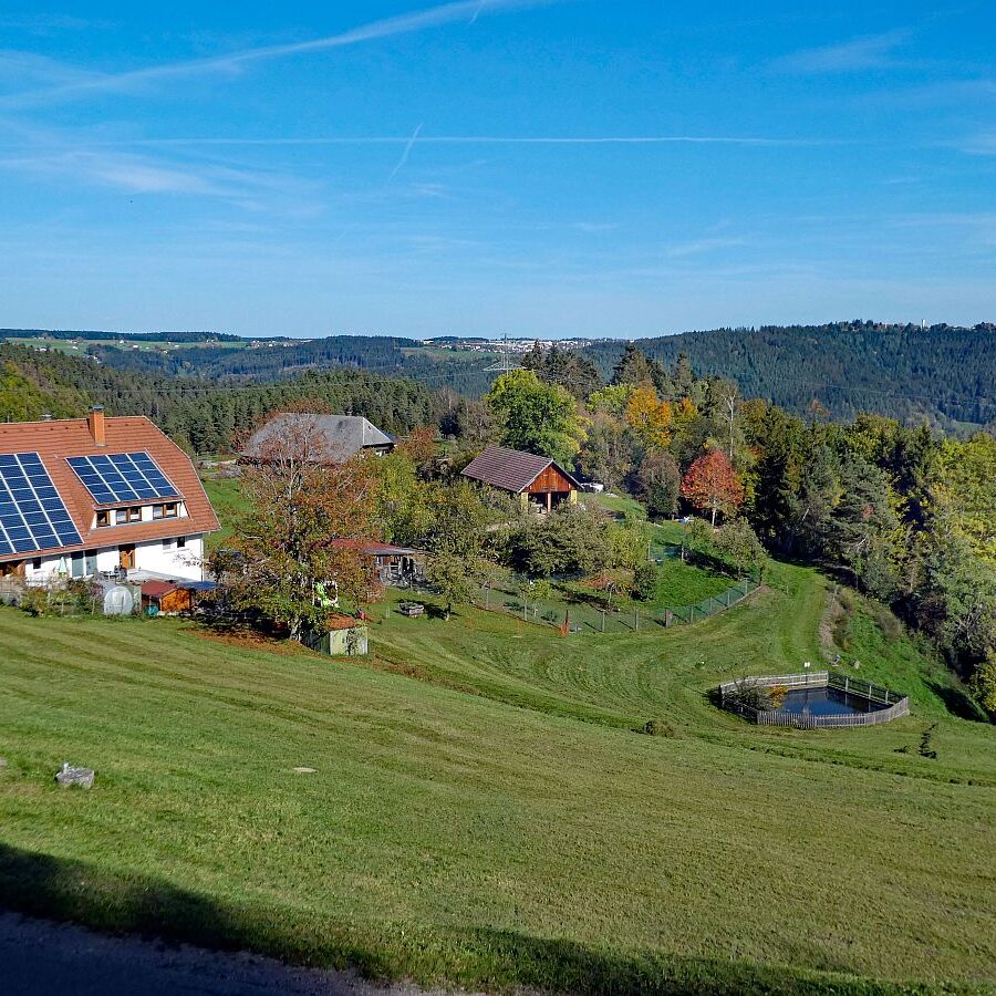 Herbst über Ramstein Purpen und Reute in Tennenbronn