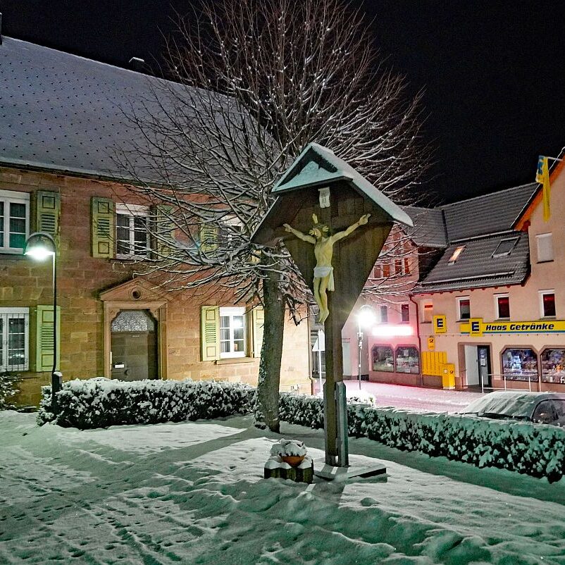 Schnee in Tennenbronn am 3 Advent 6