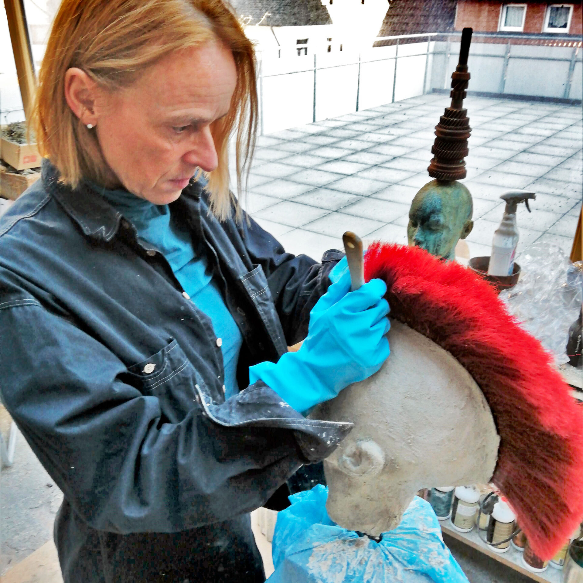 Ulrike Balkau working