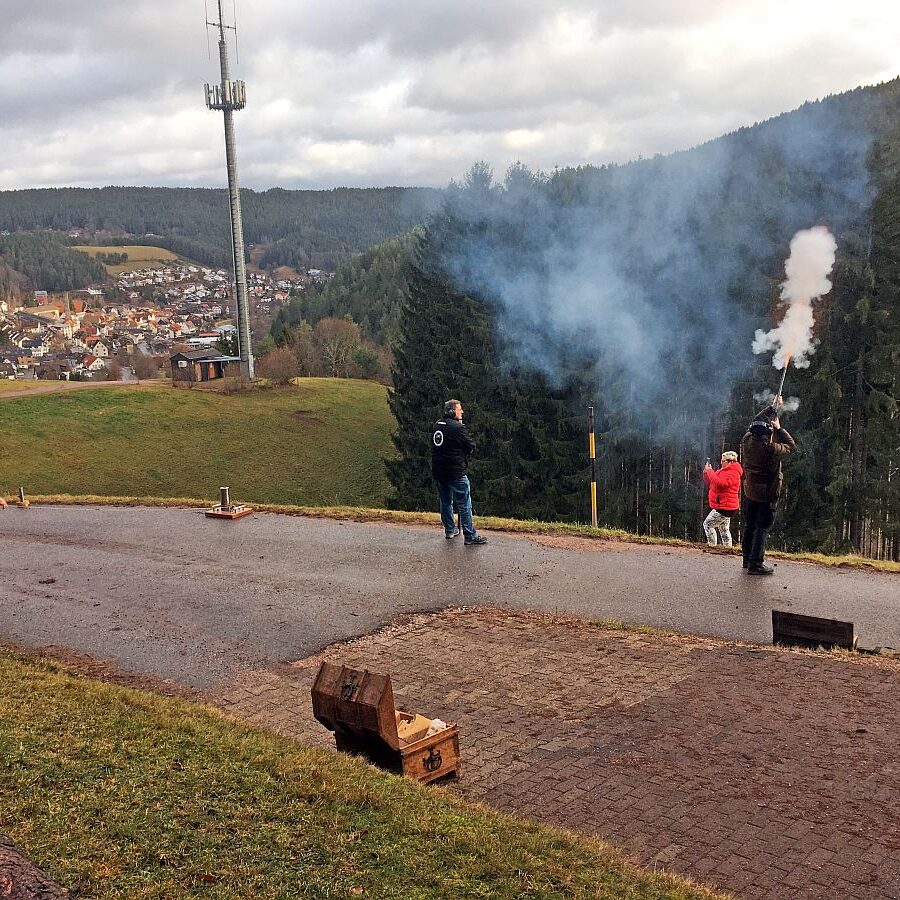 Böllerschützen Tennenbronn 2024 Neujahr 01
