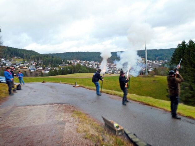 Böllerschützen Tennenbronn 2024 Neujahr 08