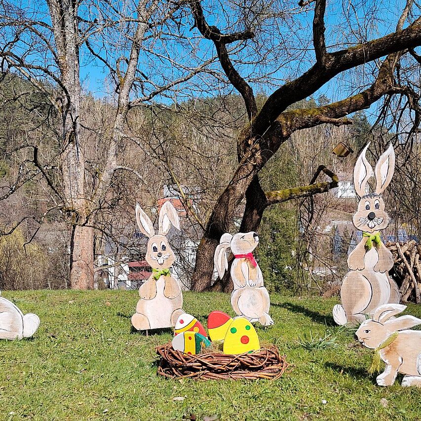 Osterschmuck in Tennenbronn 05