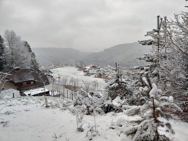 Schnee Dorfblickrunde 7